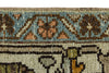7x10 Brown and Ivory Persian Rug