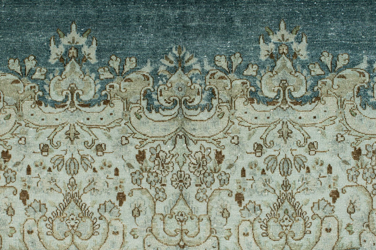 8x10 Blue and Ivory Persian Rug