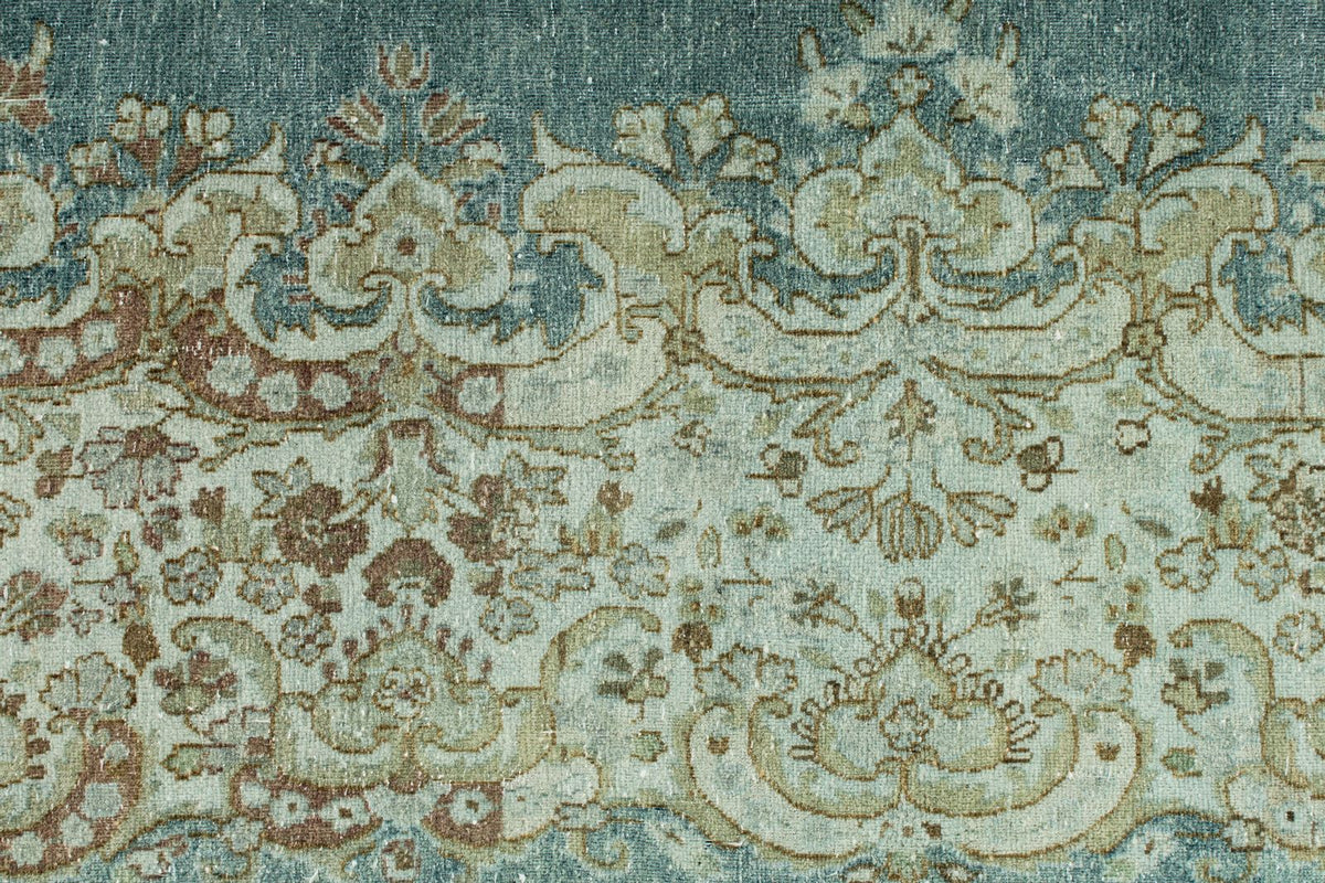 8x10 Blue and Ivory Persian Rug