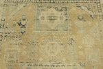 6x9 Brown and Ivory Persian Rug