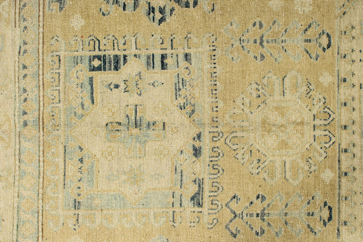 6x9 Brown and Ivory Persian Rug