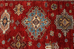 10x14 Red and Multicolor Kazak Tribal Rug