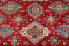9x12 Red and Beige Kazak Tribal Rug