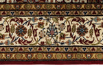 6x9 Red and Ivory Turkish Silk Rug