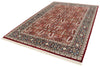 6x10 Red and Navy Turkish Silk Rug