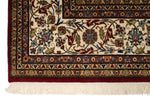 8x10 Red and Ivory Turkish Silk Rug