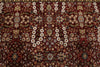 8x10 Red and Ivory Turkish Silk Rug