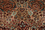 10x10 Pink and Multicolor Turkish Silk Rug