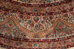 10x10 Pink and Multicolor Turkish Silk Rug