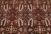 8x11 Red and Ivory Turkish Silk Rug