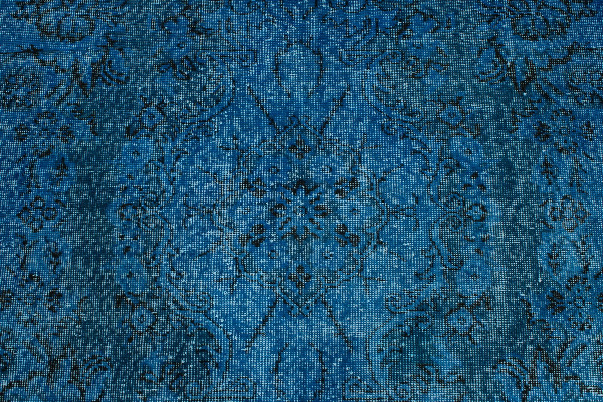 6x9 Black and Blue Modern Contemporary Rug