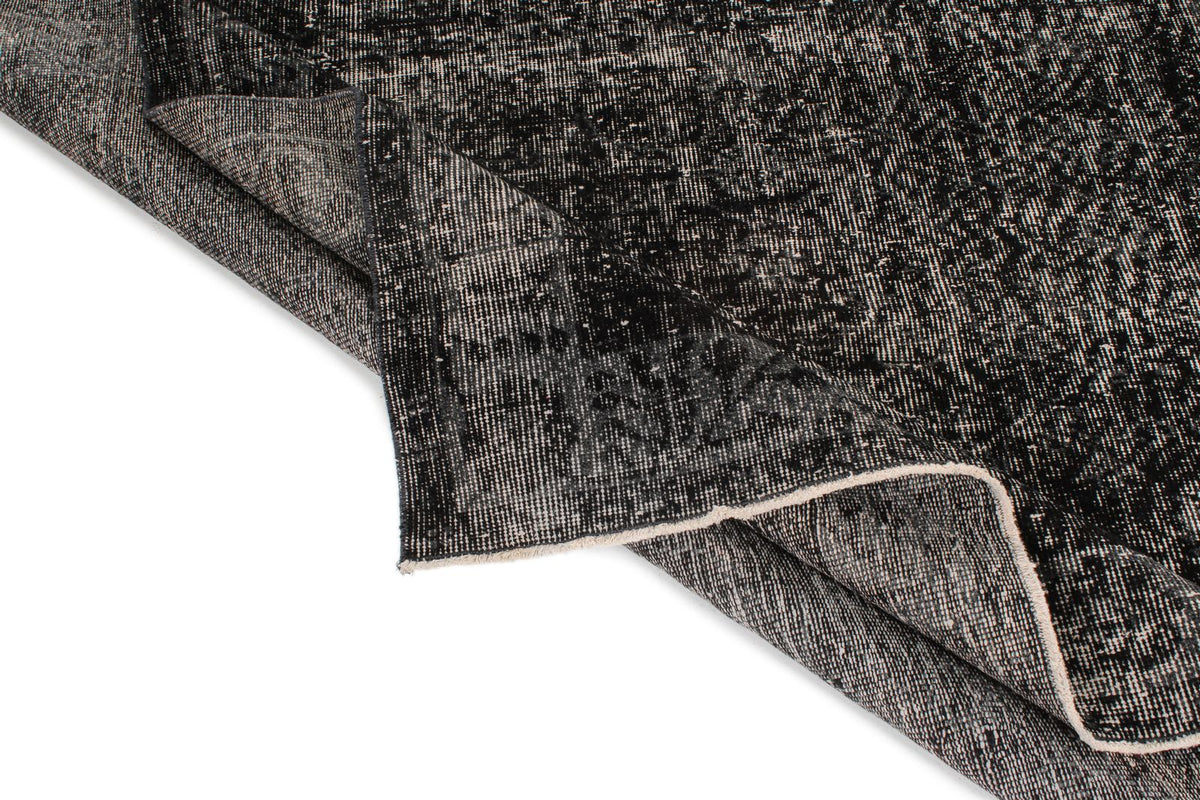 6x9 Gray and Black Modern Contemporary Rug
