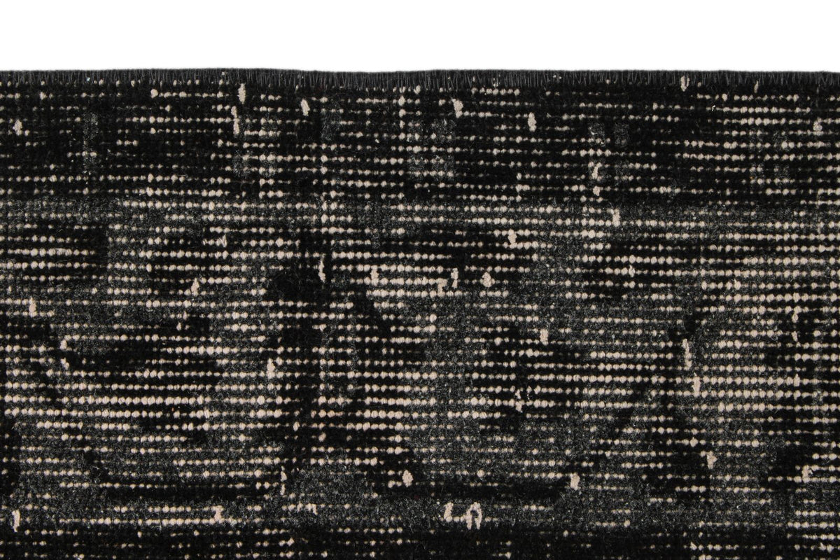 6x9 Gray and Black Modern Contemporary Rug