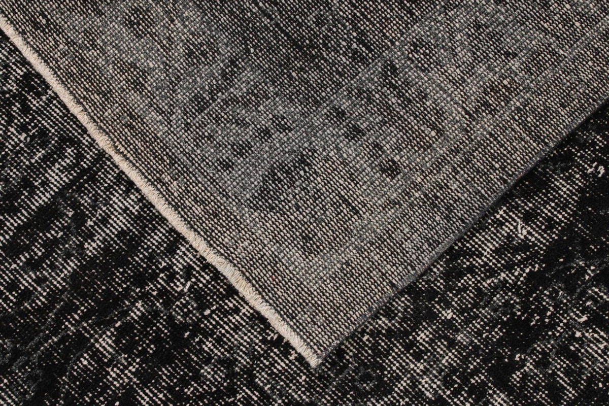 6x9 Gray and Black Modern Contemporary Rug