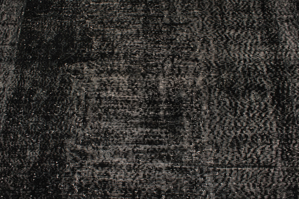 6x9 Gray and Black Modern Contemporary Rug