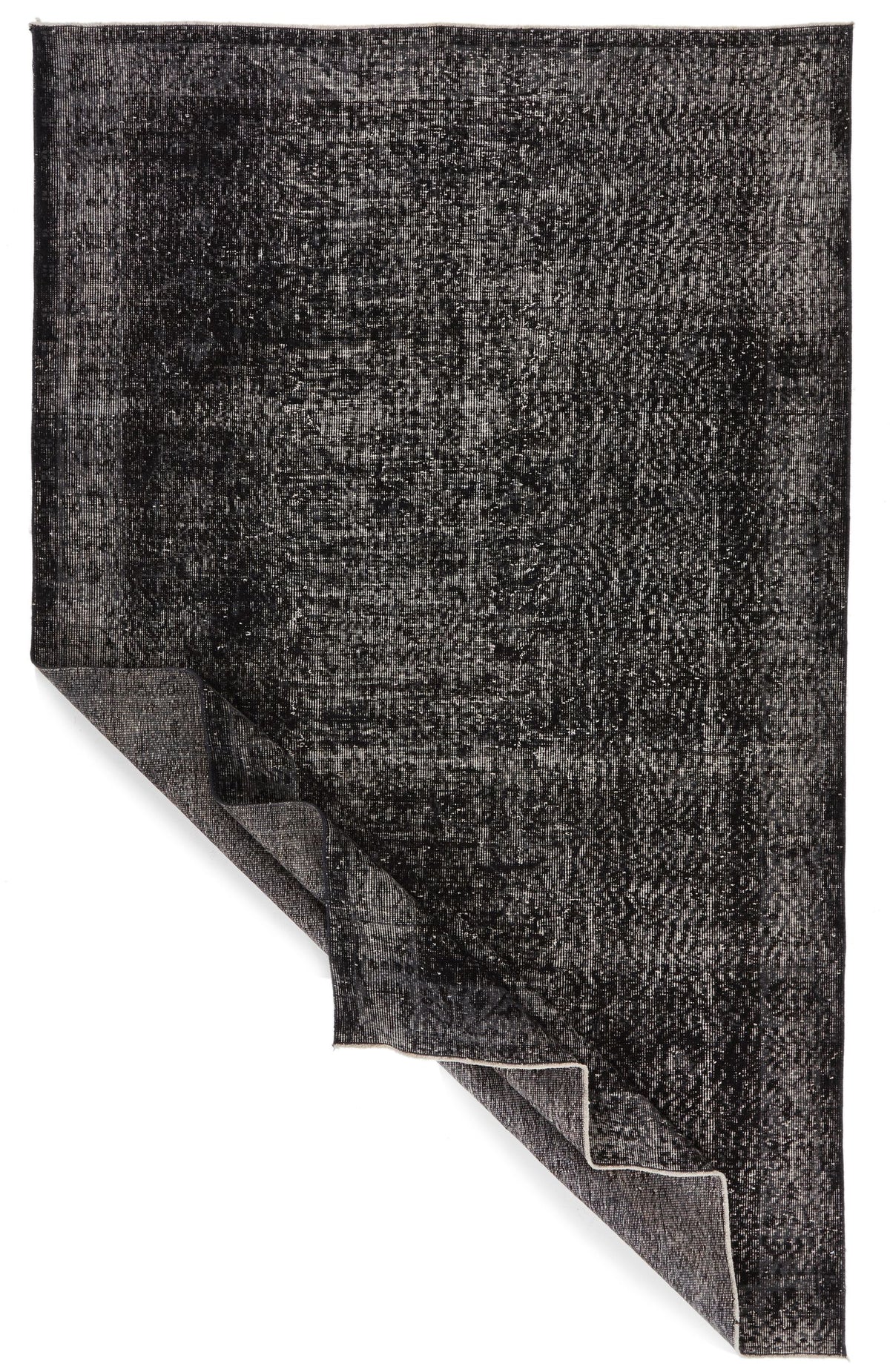 6x9 Gray and Black Modern Contemporary Rug