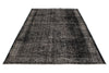 6x9 Gray and Black Modern Contemporary Rug