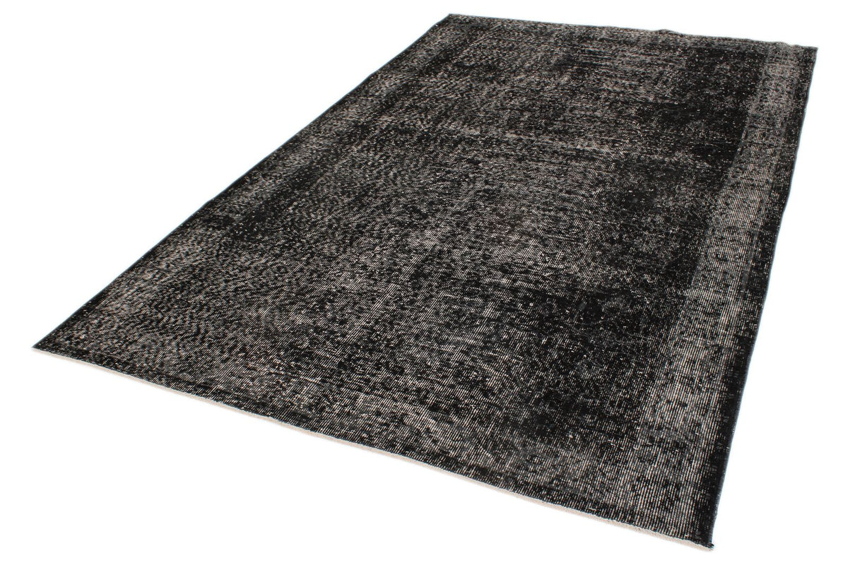 6x9 Gray and Black Modern Contemporary Rug