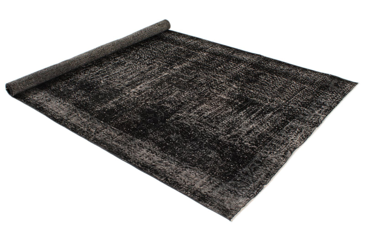 6x9 Gray and Black Modern Contemporary Rug