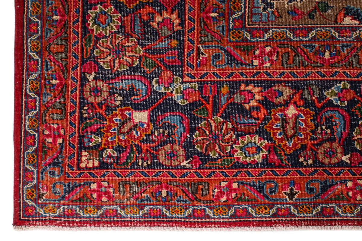 9x13 Red and Navy Persian Rug