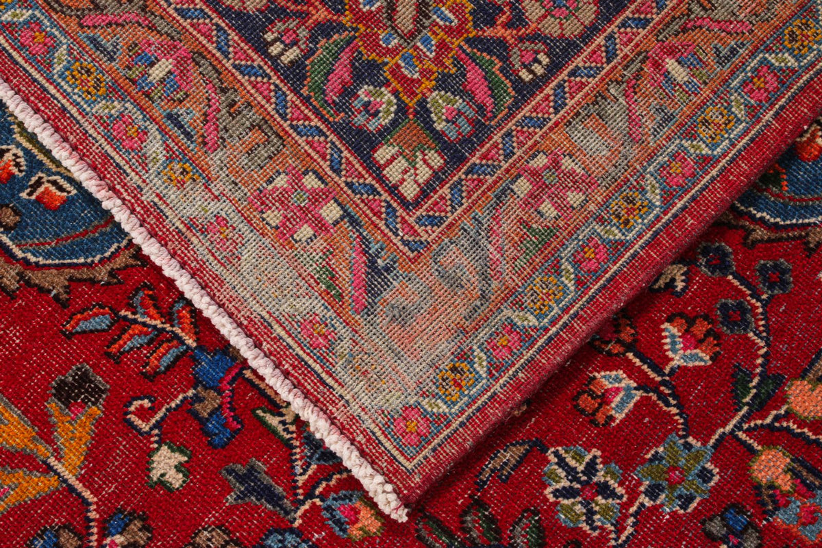 9x13 Red and Navy Persian Rug