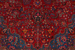 9x13 Red and Navy Persian Rug