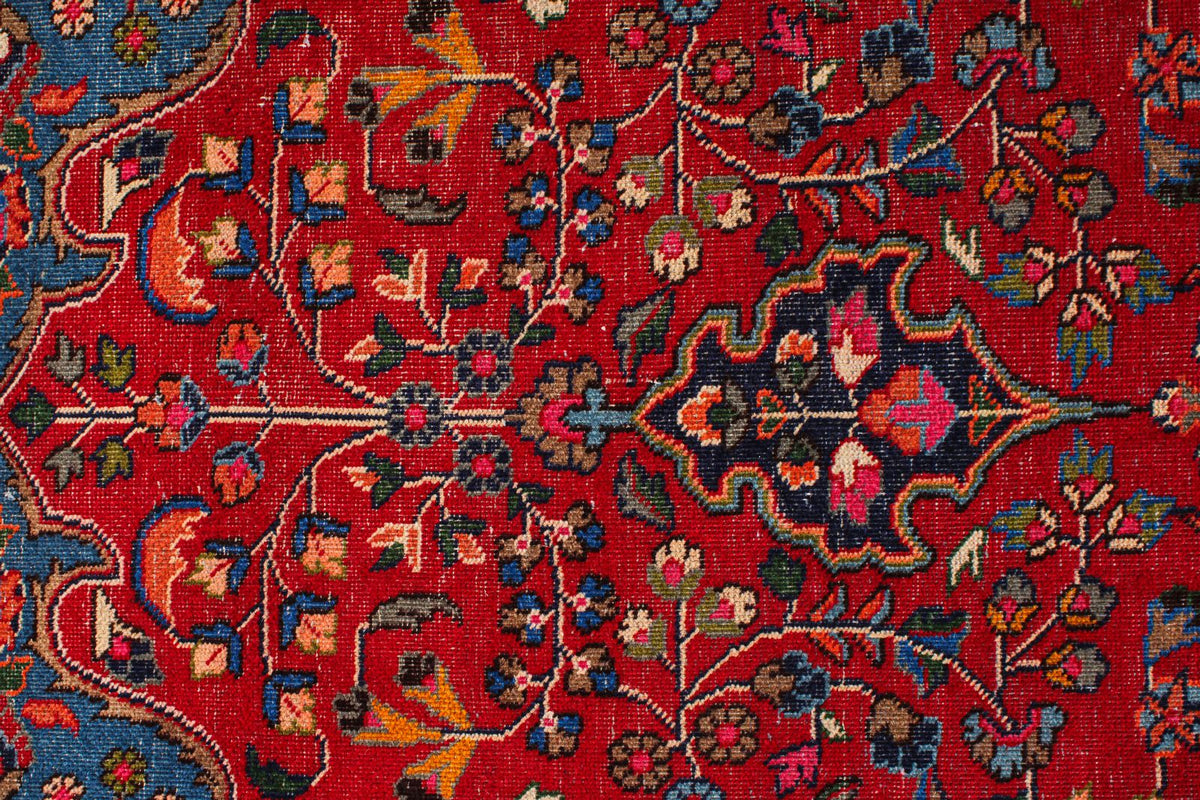 9x13 Red and Navy Persian Rug
