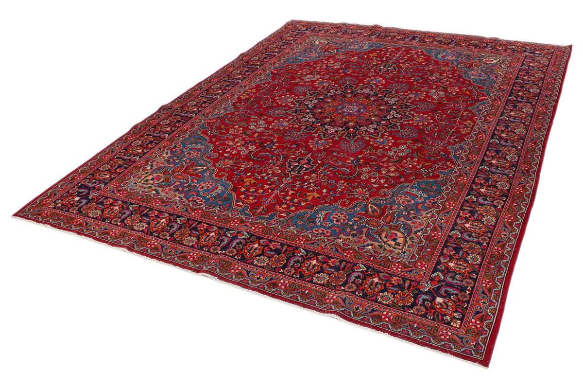 9x13 Red and Navy Persian Rug