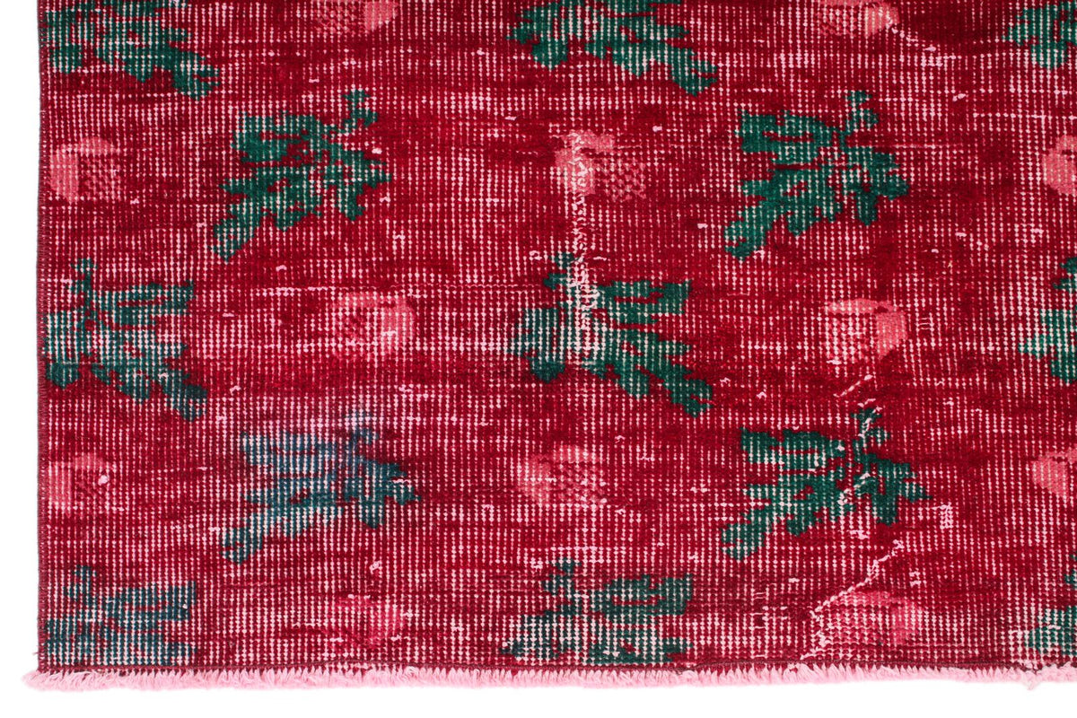 6x9 Red and Multicolor Modern Contemporary Rug