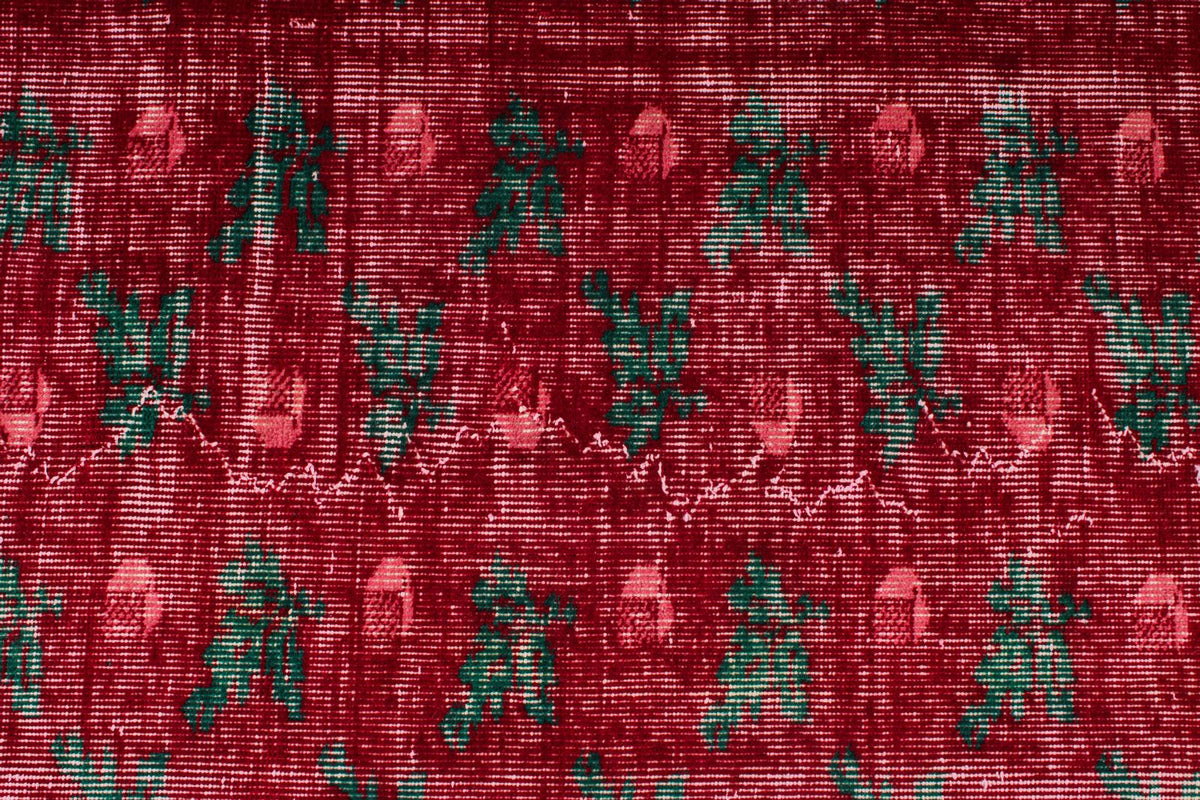 6x9 Red and Multicolor Modern Contemporary Rug