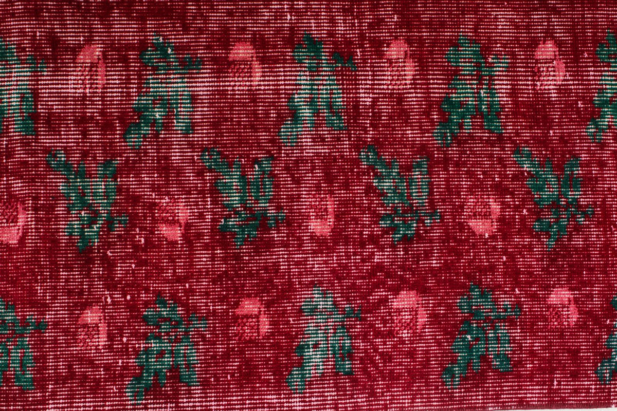 6x9 Red and Multicolor Modern Contemporary Rug