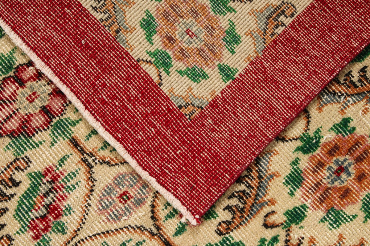 6x10 Red and Multicolor Modern Contemporary Rug