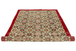 6x10 Red and Multicolor Modern Contemporary Rug