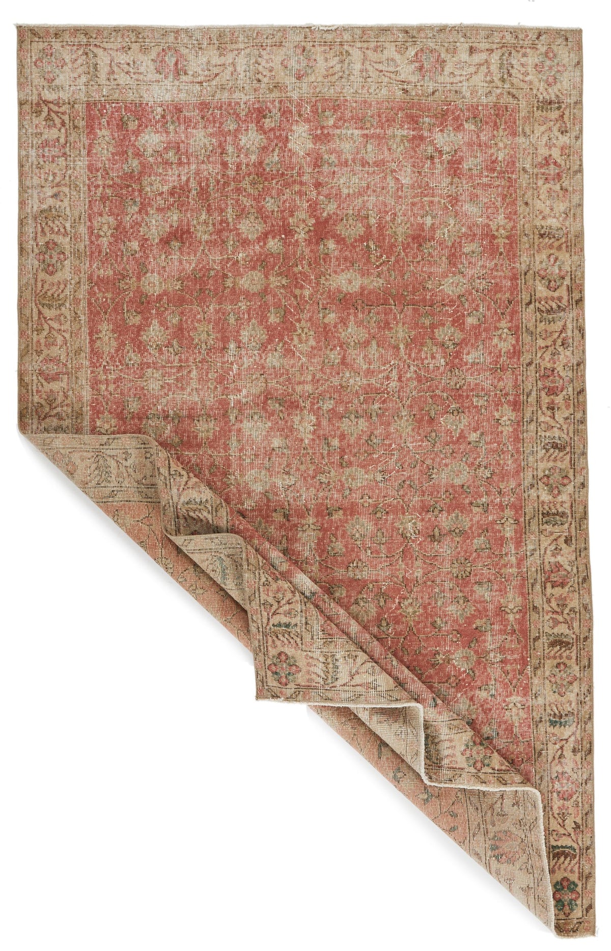 6x9 Pink and Multicolor Modern Contemporary Rug