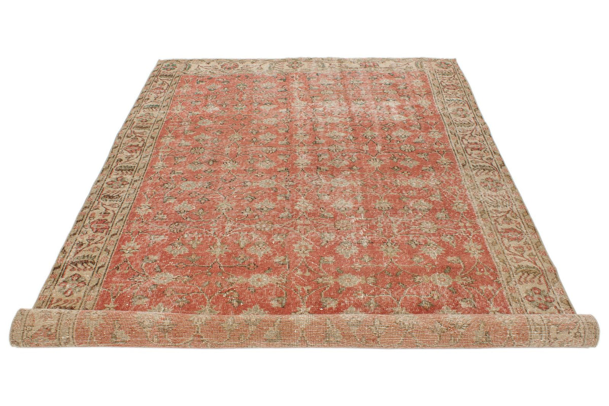 6x9 Pink and Multicolor Modern Contemporary Rug