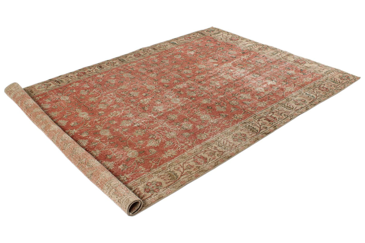 6x9 Pink and Multicolor Modern Contemporary Rug