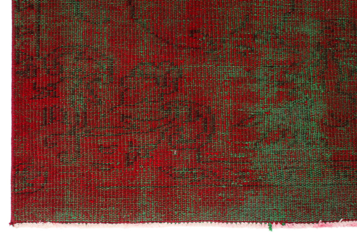 6x9 Red and Multicolor Modern Contemporary Rug