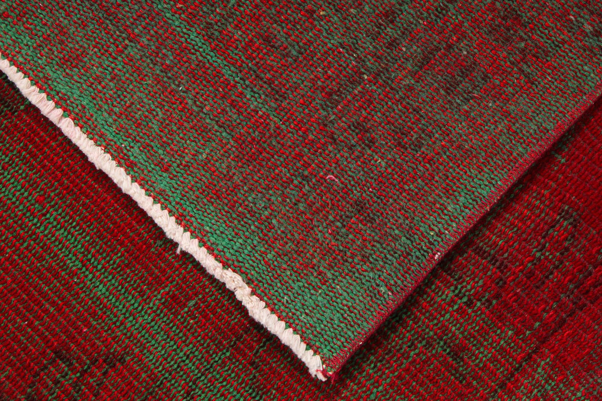 6x9 Red and Multicolor Modern Contemporary Rug