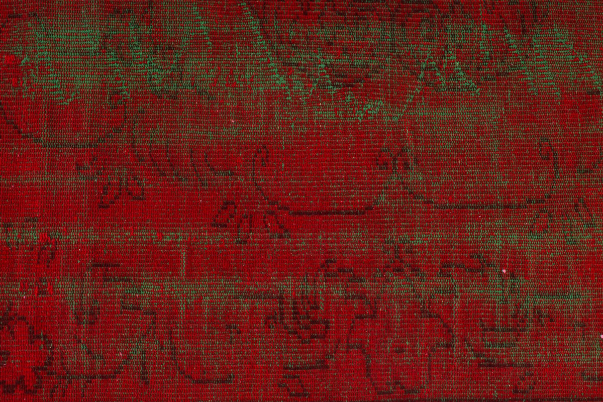 6x9 Red and Multicolor Modern Contemporary Rug