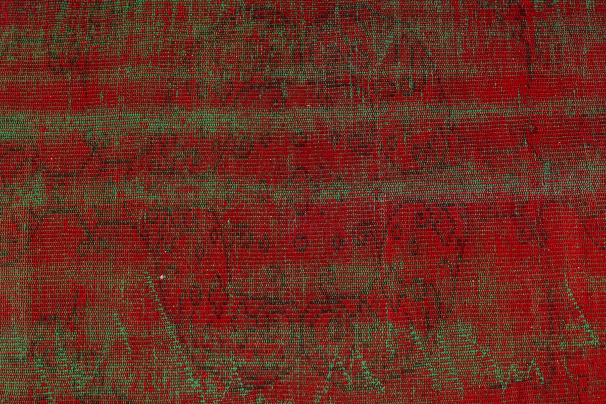6x9 Red and Multicolor Modern Contemporary Rug