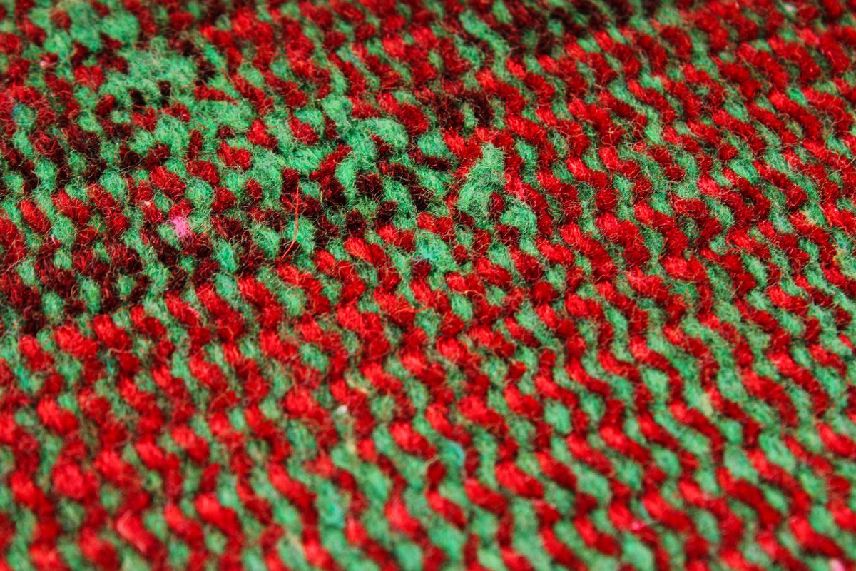 6x9 Red and Multicolor Modern Contemporary Rug