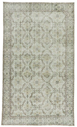 6x10 Gray and Multicolor Modern Contemporary Rug
