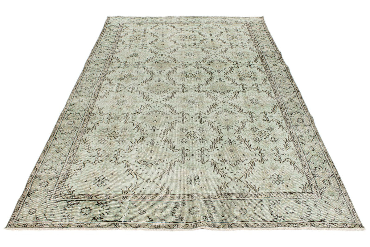 6x10 Gray and Multicolor Modern Contemporary Rug