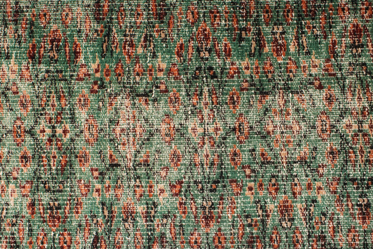 5x9 Green and Multicolor Modern Contemporary Rug