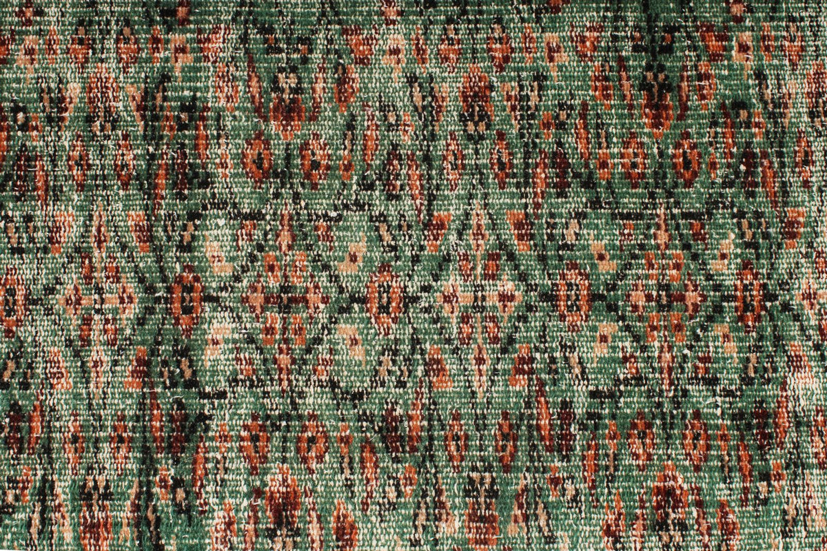 5x9 Green and Multicolor Modern Contemporary Rug