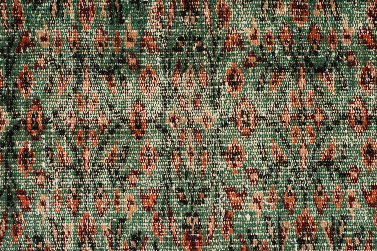 5x9 Green and Multicolor Modern Contemporary Rug