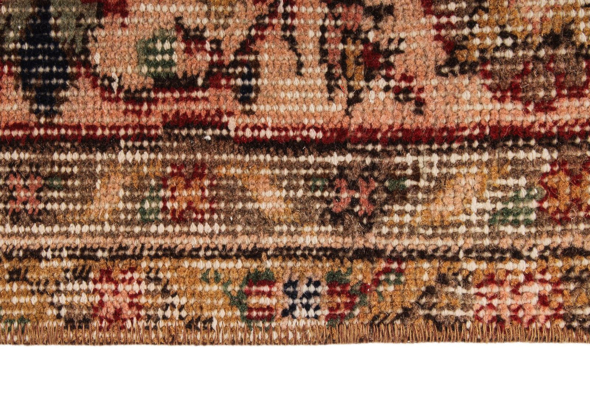 6x9 Rust and Ivory Modern Contemporary Rug