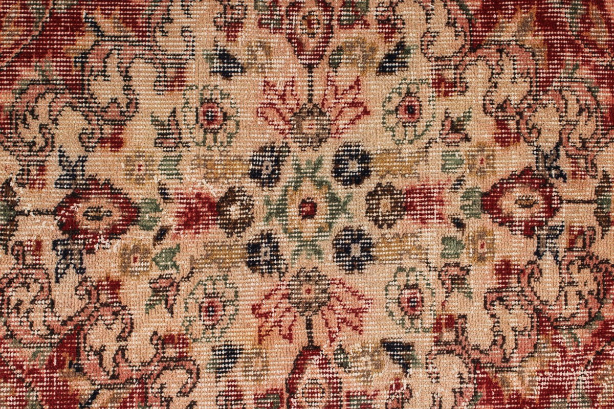 6x9 Rust and Ivory Modern Contemporary Rug