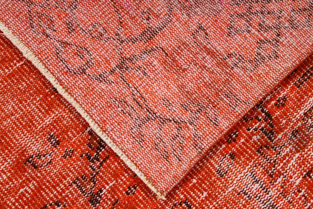 5x8 Red and Black Modern Contemporary Rug