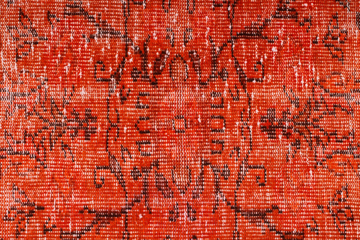 5x8 Red and Black Modern Contemporary Rug